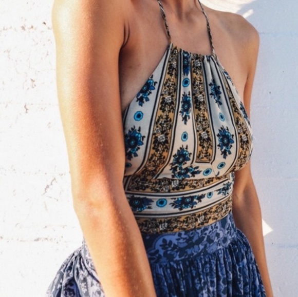 Novella Royale Tops - Novella Royale Fern Crop Top